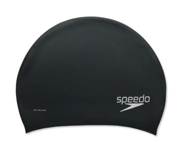 SILICONE LONG HAIR CAP - Speedo Black